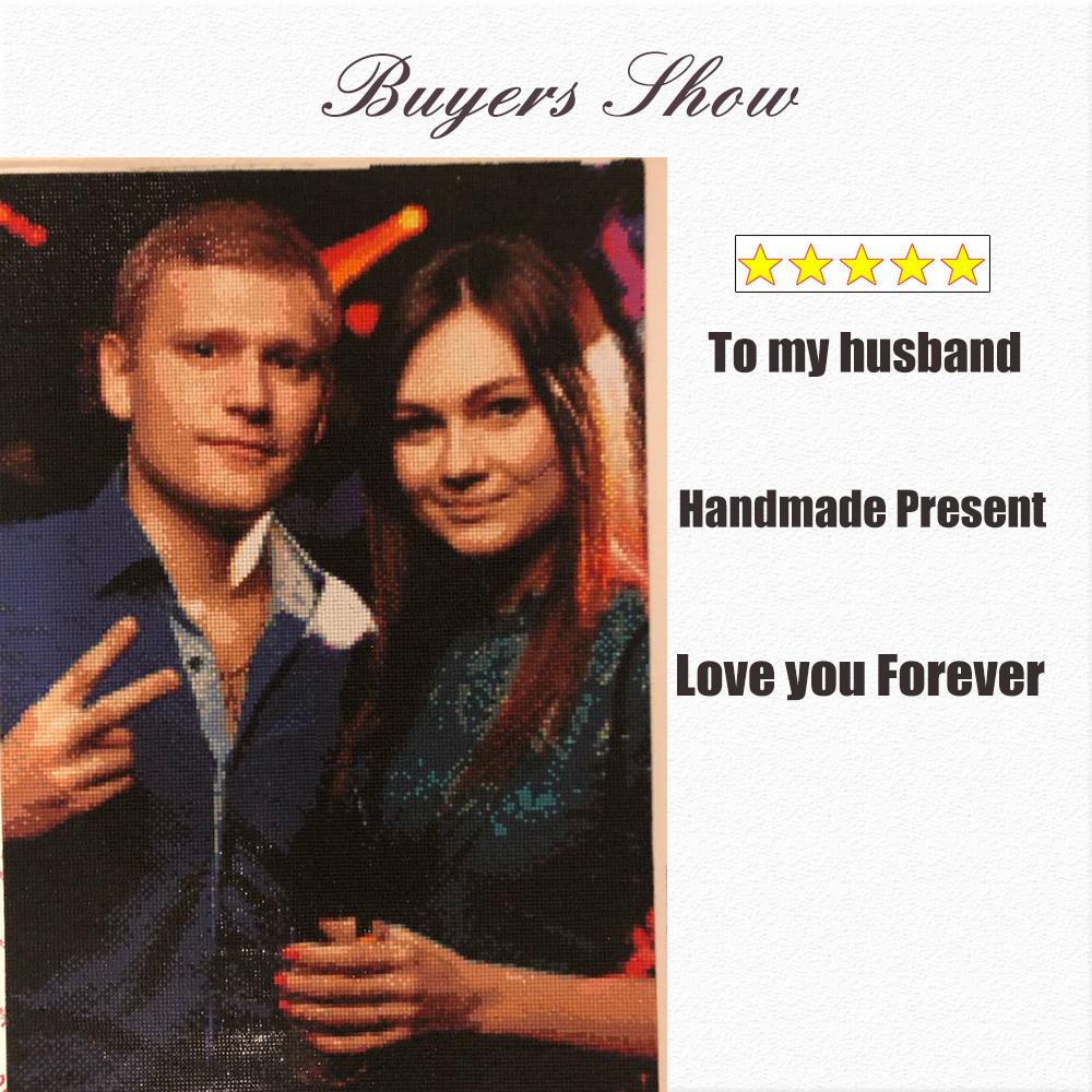 DIY PHOTO CUSTOM 5D Diamond Painting Picture- Full Diamond