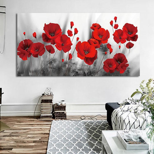 50x100cm rose NO Framed Finished Oil Painting Canvas Wall Art For Living Room Home Decor