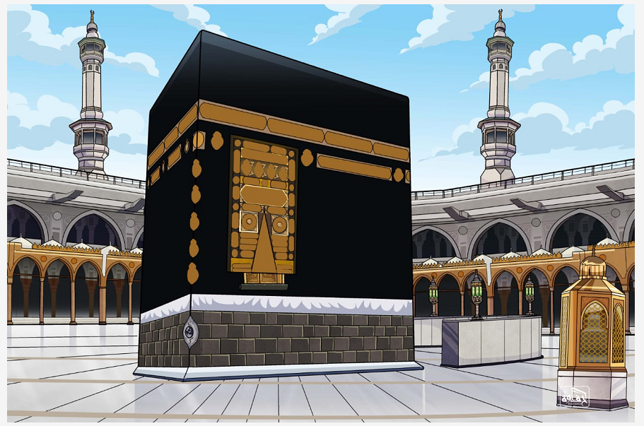 80X60CM-kaaba 5D Diamond Painting DIY Pictures M9997