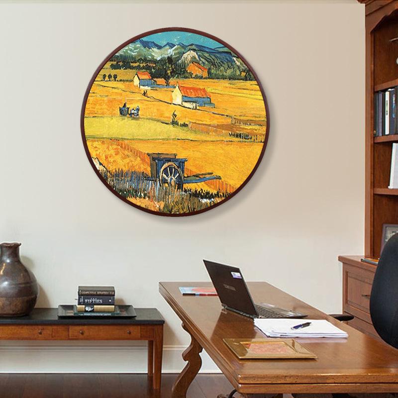 50x50CM-Van gogf DIY 5D لوحة ماسية كاملة