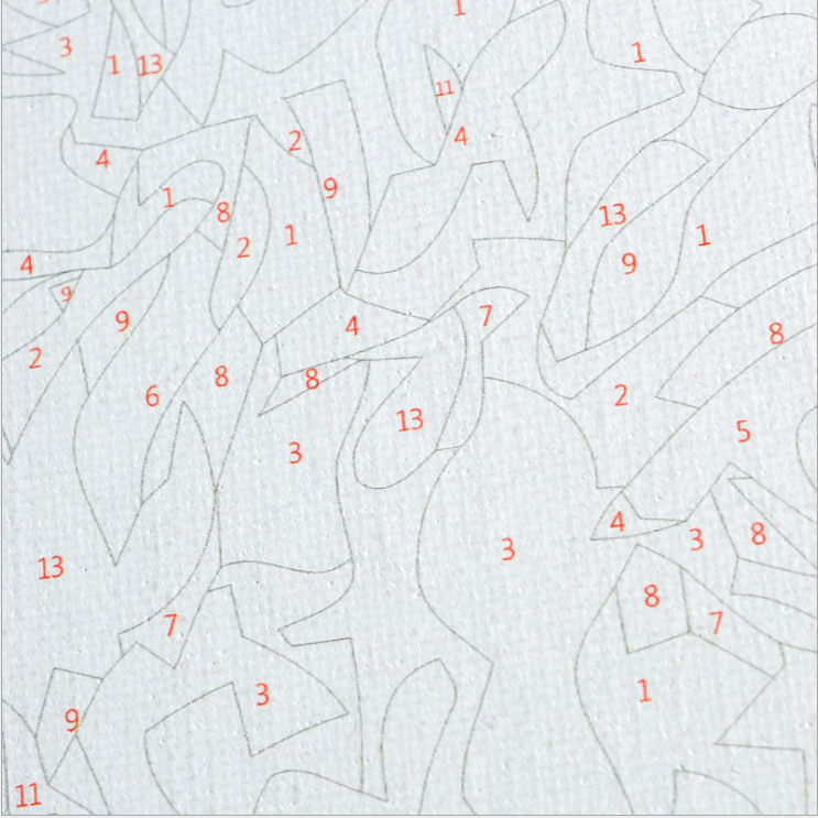 لا مؤطرة DIY النفط الطلاء بواسطة أرقام قماش جدار الفن لغرفة المعيشة ديكور المنزل 40*50 سنتيمتر-هوك