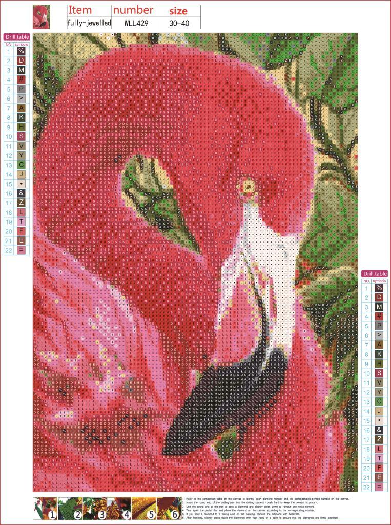 30X40cm-ديكور المنزل DIY 5D لوحة ماسية كاملة WLL429