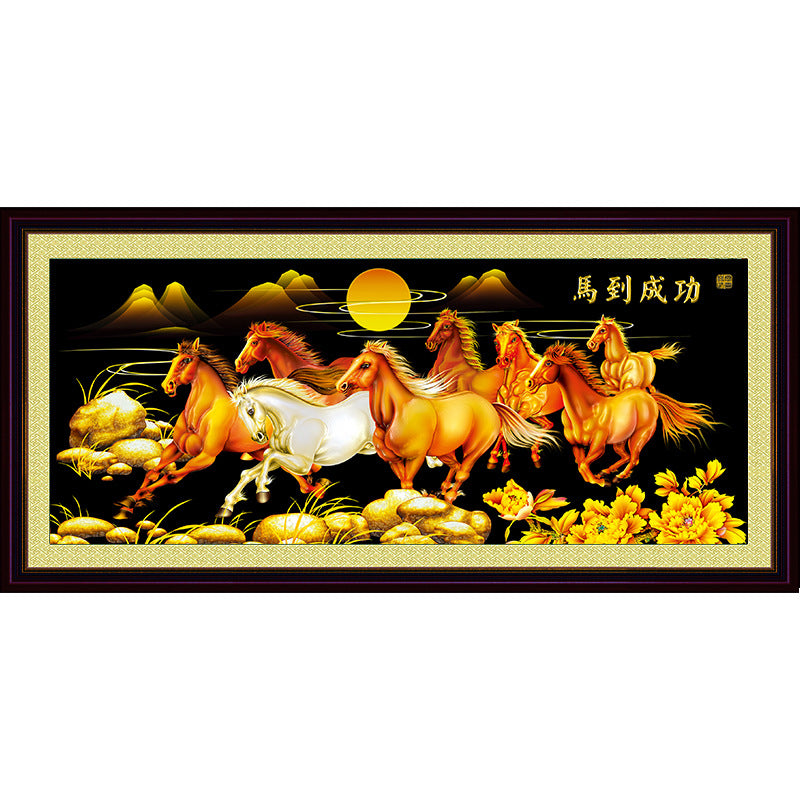 Horse DIY Cross Stitch Kits Full Range of Embroidery 11CT 3 Strands NO Frame