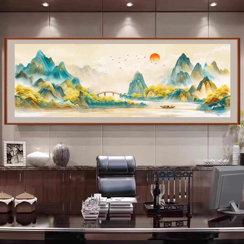 52X150CM Landscape DIY Cross Stitch Kits 11CT 3 Strands NO Frame