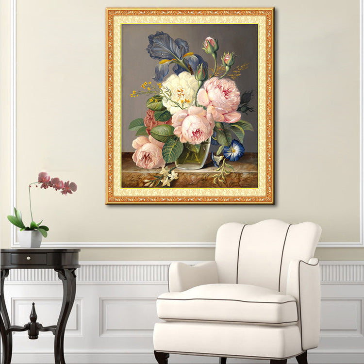 45X60CM - Flower DIY 5D Full Diamond Painting NO Frame