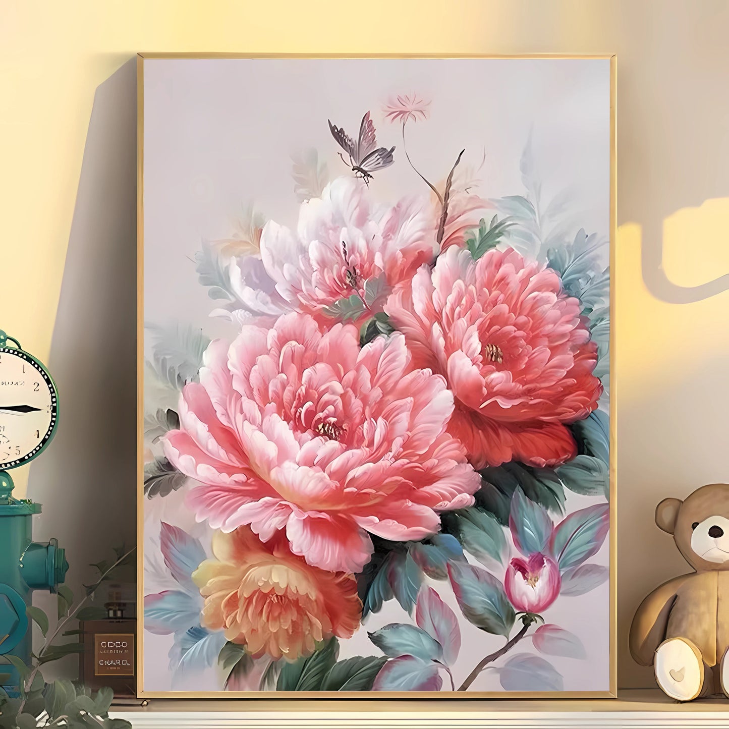 40X50CM Flower DIY Oil Painting By Numbers