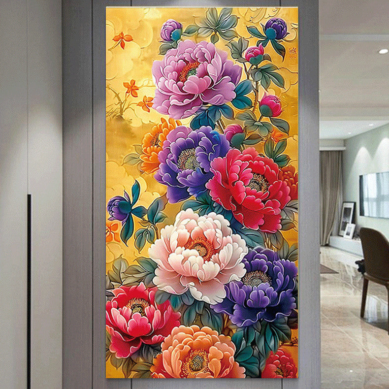 61X105CM Flower DIY Cross Stitch Kits Full Range of Embroidery 11CT 3 Strands NO Frame