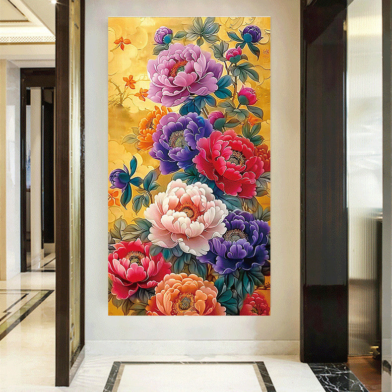 61X105CM Flower DIY Cross Stitch Kits Full Range of Embroidery 11CT 3 Strands NO Frame