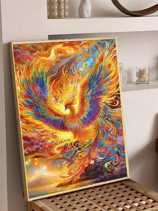 50x70CM -  Phoenix DIY 5D full Diamond Painting no frame