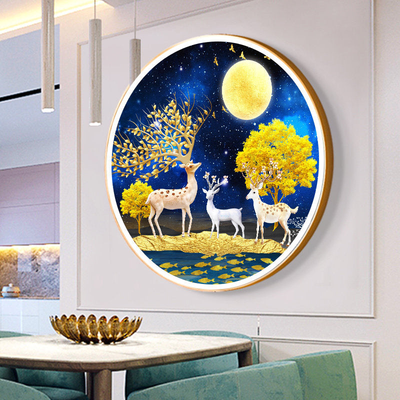 70X70CM - Lucky Deer DIY Product 5D Full Diamond DIY Painting NO Frame