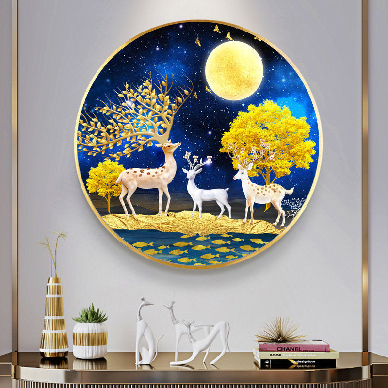 70X70CM - Lucky Deer DIY Product 5D Full Diamond DIY Painting NO Frame