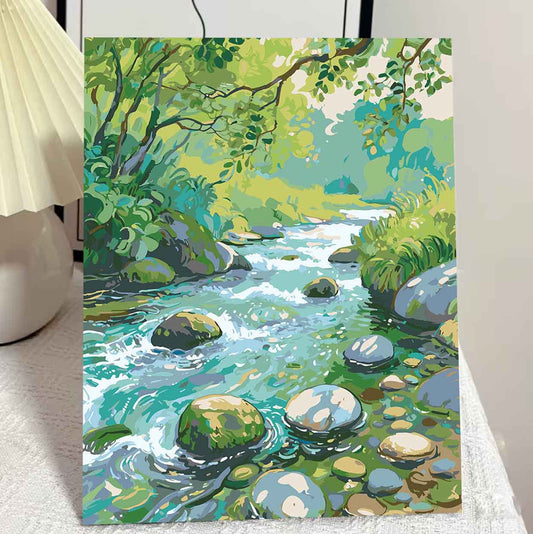 40X50CM DIY Oil Painting By Numbers WITH Frame