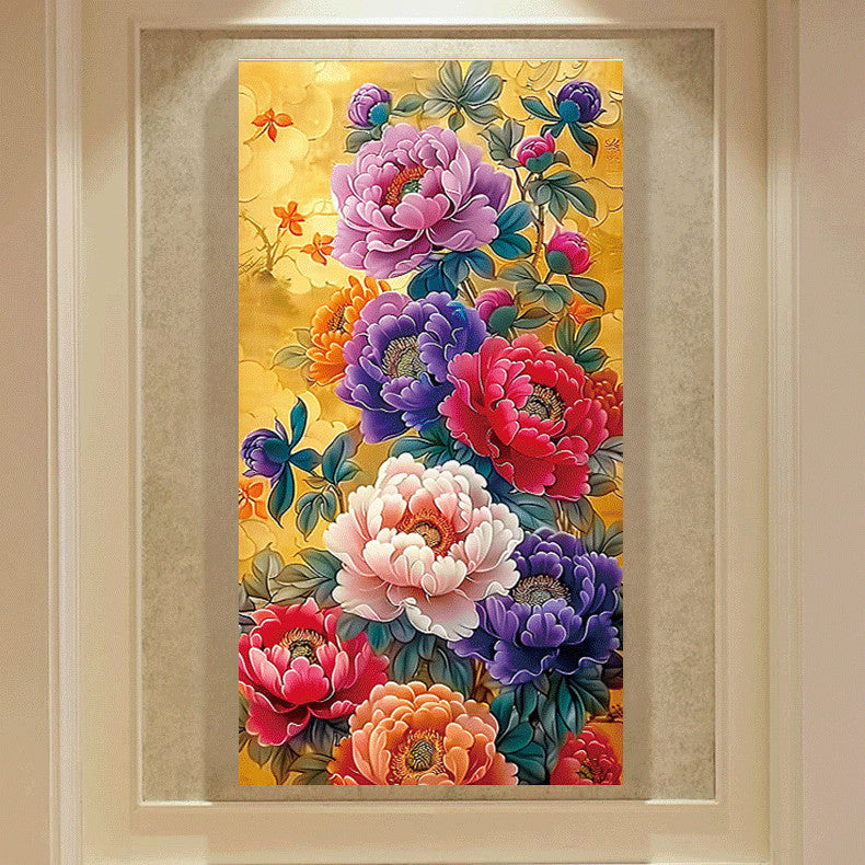 61X105CM Flower DIY Cross Stitch Kits Full Range of Embroidery 11CT 3 Strands NO Frame