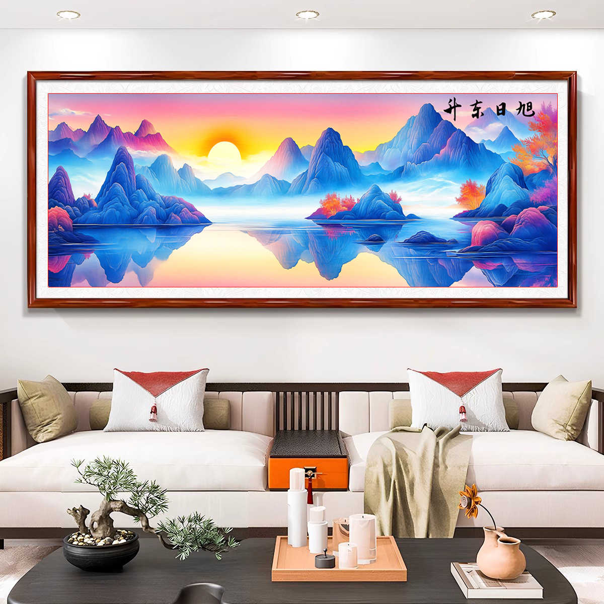 50X150CM Landscape DIY Cross Stitch Kits 9CT 4 Strands NO Frame