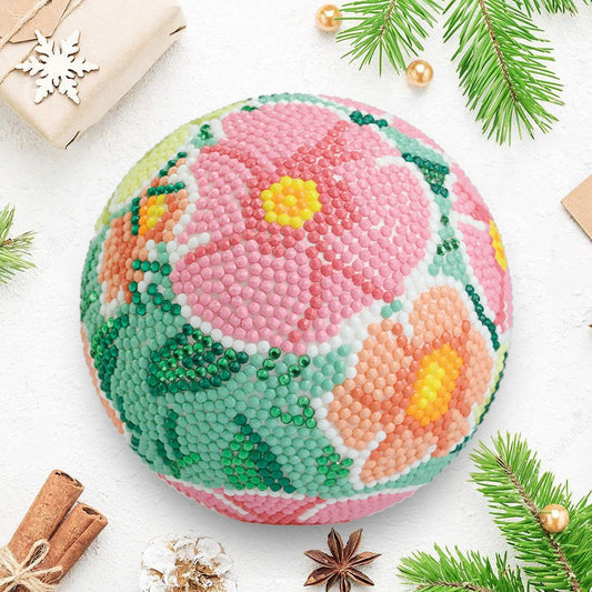 10x10CM 5D Diamond Painting Ball DIY Handmade Ornaments Ball With Holder