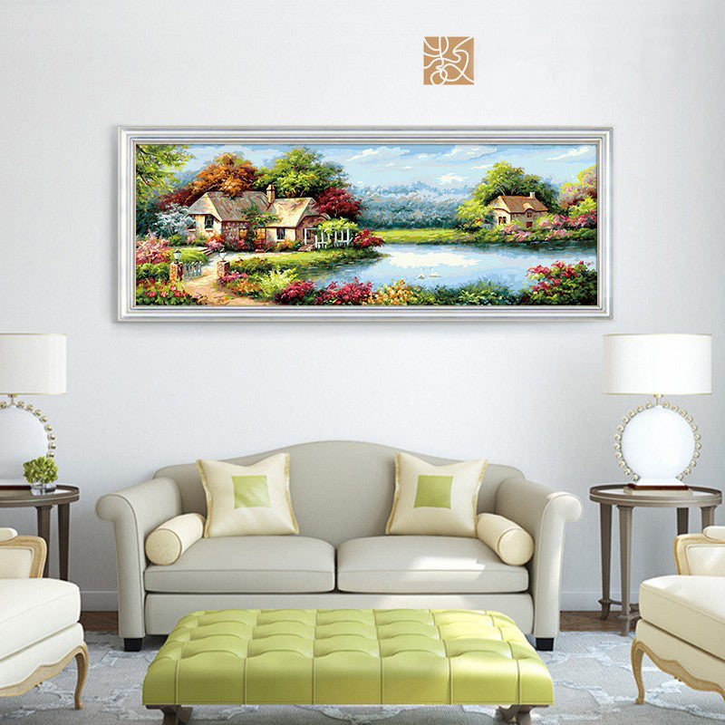 60X150CM - Landscape DIY 5D Full Diamond Painting NO Frame
