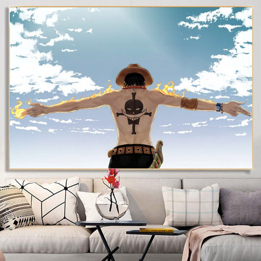 50X70CM - ONE PIECE DIY 5D Full Diamond Painting NO Frame