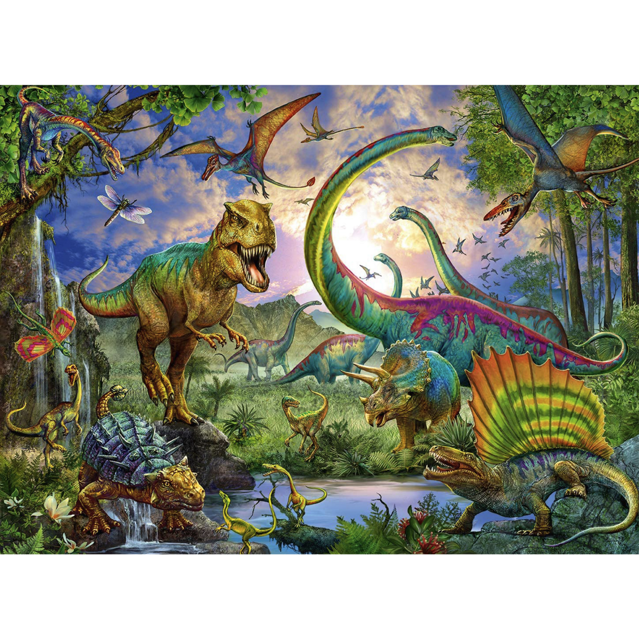 50X70CM - Dinosaur DIY 5D Full Diamond Painting NO Frame