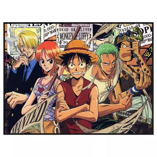 50X70CM - ONE PIECE DIY 5D Full Diamond Painting NO Frame