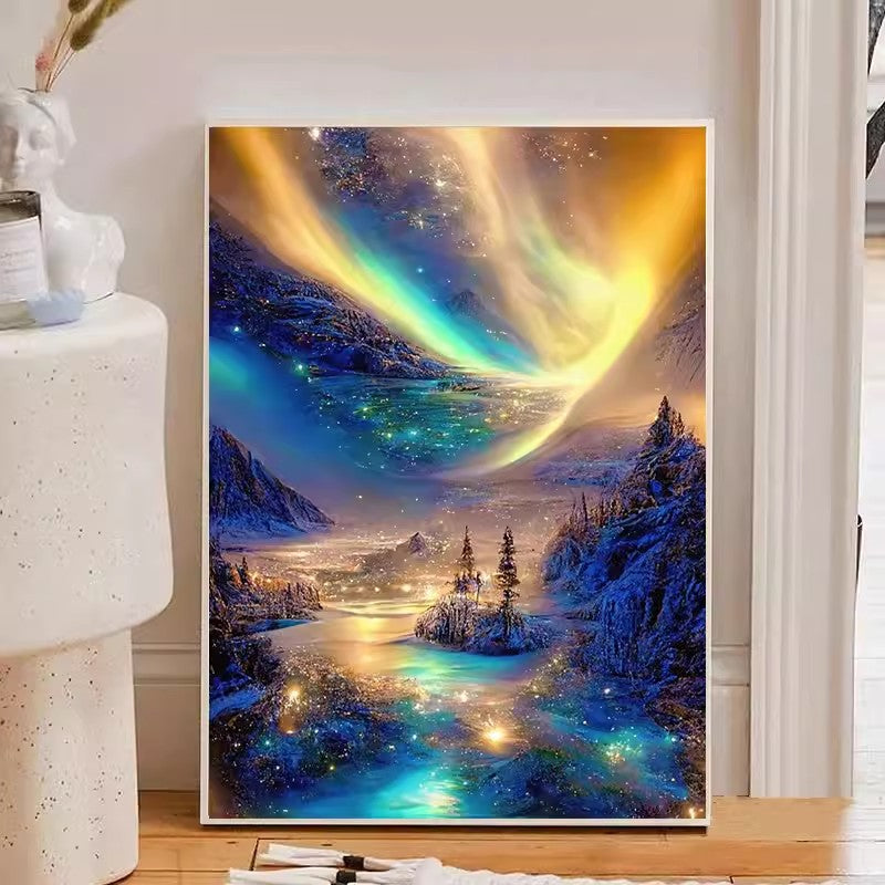 50X70CM - Aurora DIY 5D Full Diamond Painting NO Frame