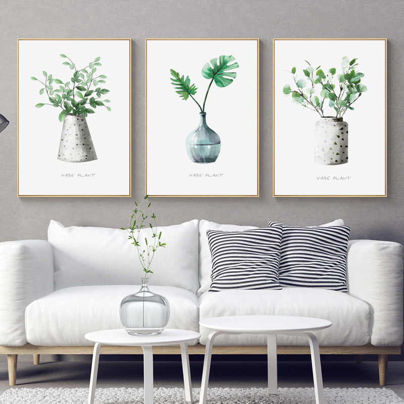 120X60CM - 3Pcs Vase DIY 5D Full Diamond Painting NO Frame