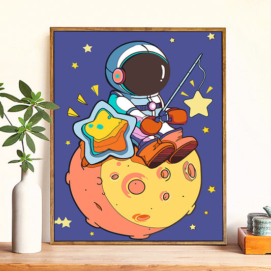 60X80CM - Astronaut DIY 5D Full Diamond Painting NO Frame