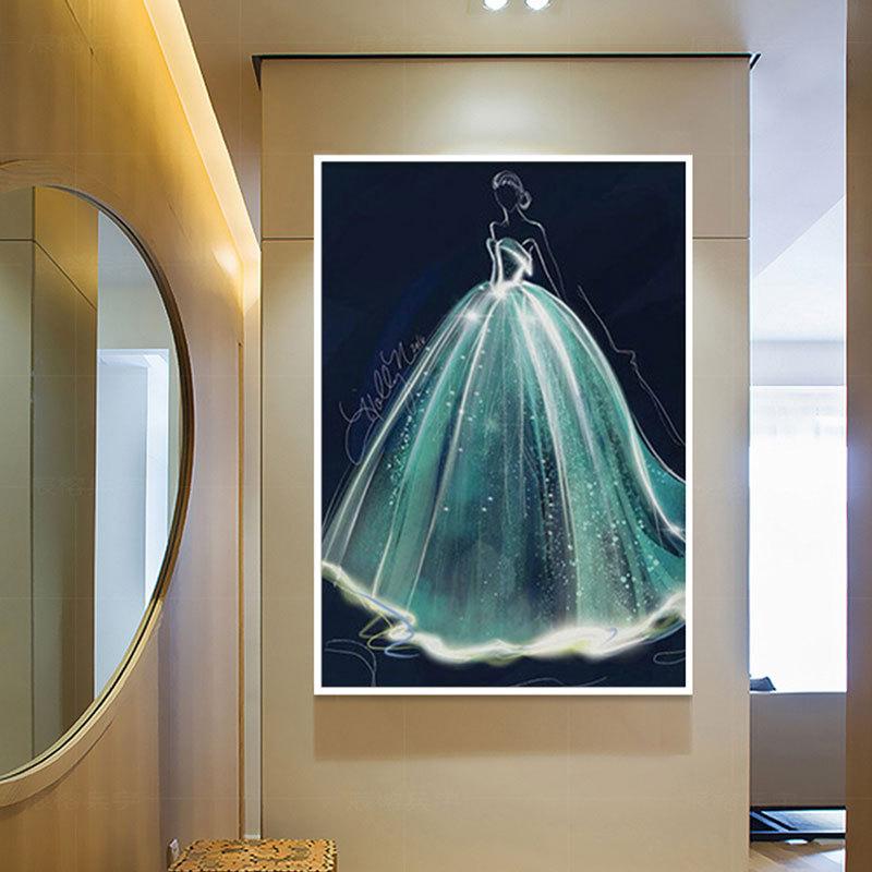 45X60CM-Wedding Dress-DIY 5D full Diamond Painting NO FRAME