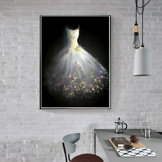 50x60CM Wedding Dress 5D Full Diamond Painting NO Frame