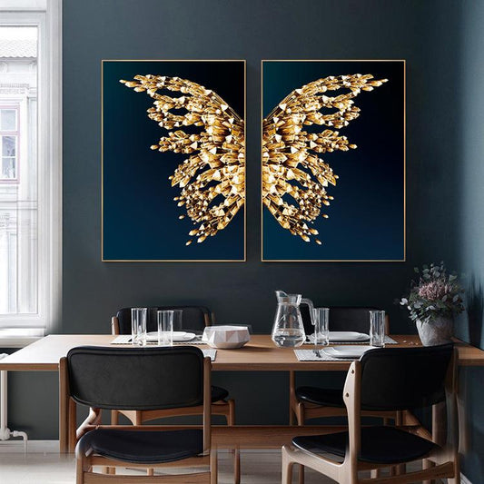 90x60CM-Butterfly- DIY 5D full Diamond Painting A7944