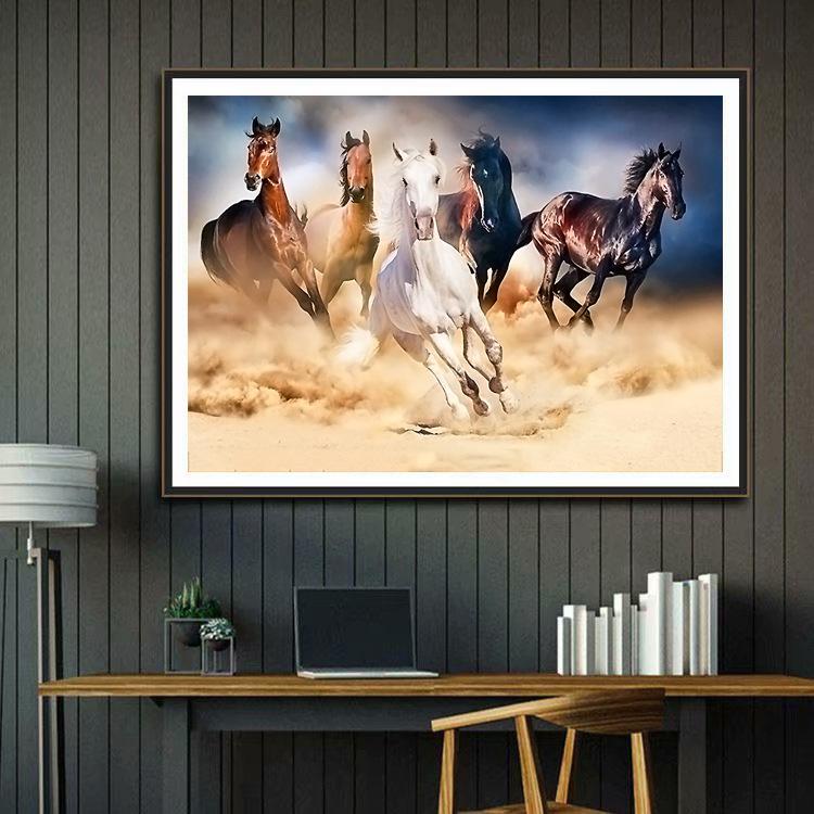 50x40CM Horse 5D Full Diamond Painting NO Frame