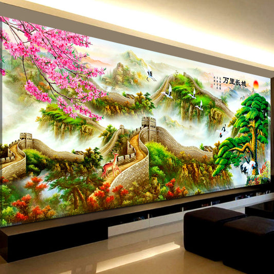 150x60CM-The Great Wall- DIY 5D full Diamond Painting A6569