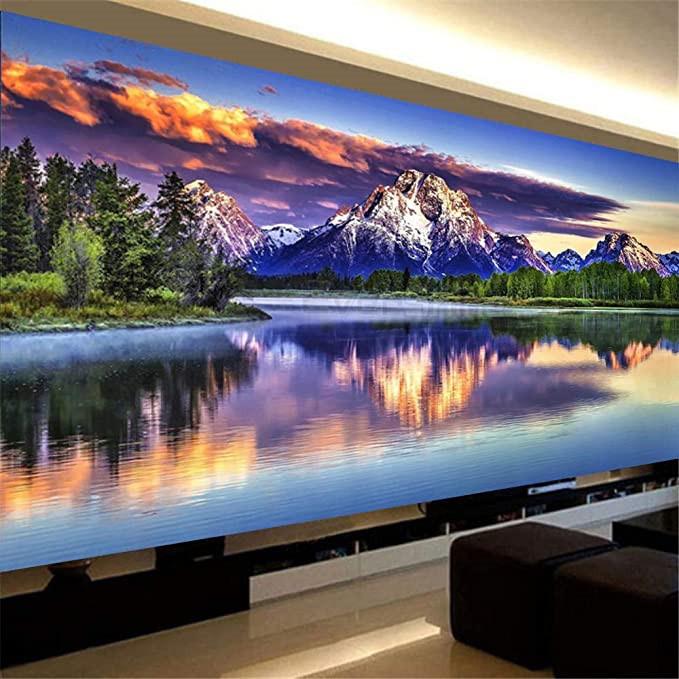 120x50CM-Landscape- DIY 5D full Diamond Painting NO FRAME M1409