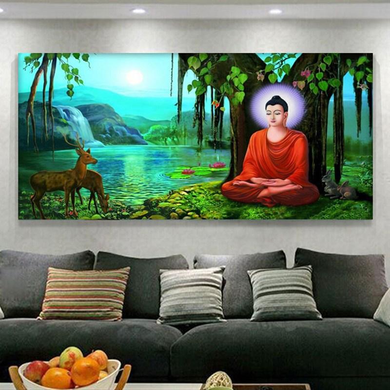 120x50CM 5D Full Diamond Painting NO Frame Round diamond