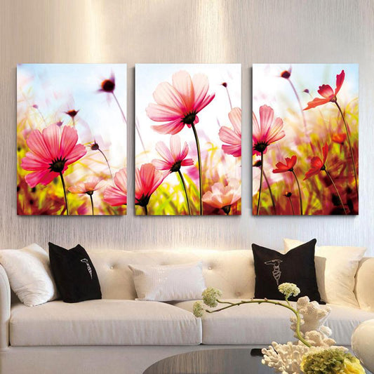 130x60cm 3pcs Flower 5d diy diamond painting full drill NO FRAME