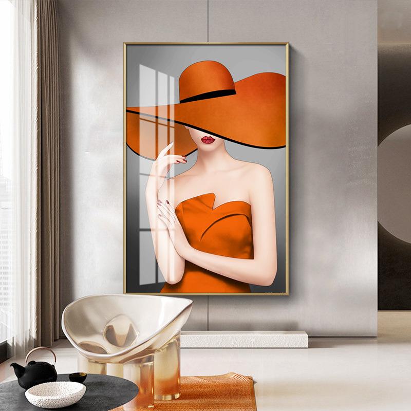 40x60CM-Elegant lady with Wine- DIY 5D full Diamond Painting NO FRAME 9