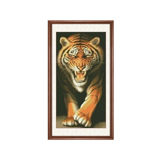 60x100CM-Tiger- لوحة ماسية كاملة خماسية الأبعاد يمكنك صنعها بنفسك A9112