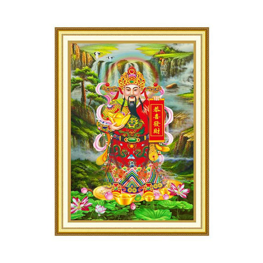 60x80cm The God of Fortune  5d diy diamond painting full drill NO FRAME