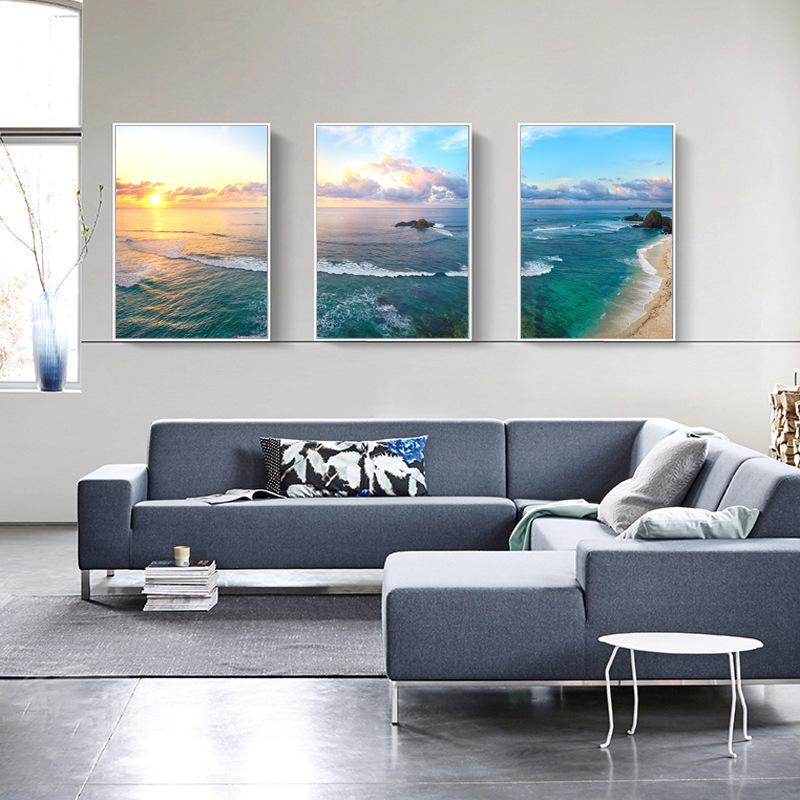 3 PCS 50X70cm NO Framed Finished Oil Painting Canvas Wall Art For Living Room Home Decor