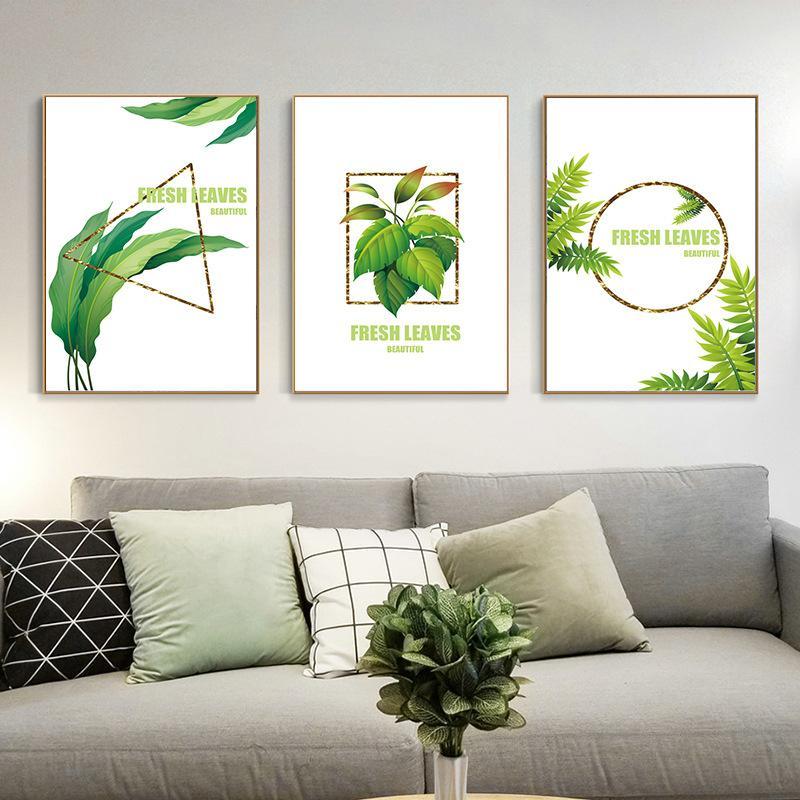 3 PCS 50X70cm NO Framed Finished Oil Painting Canvas Wall Art For Living Room Home Decor