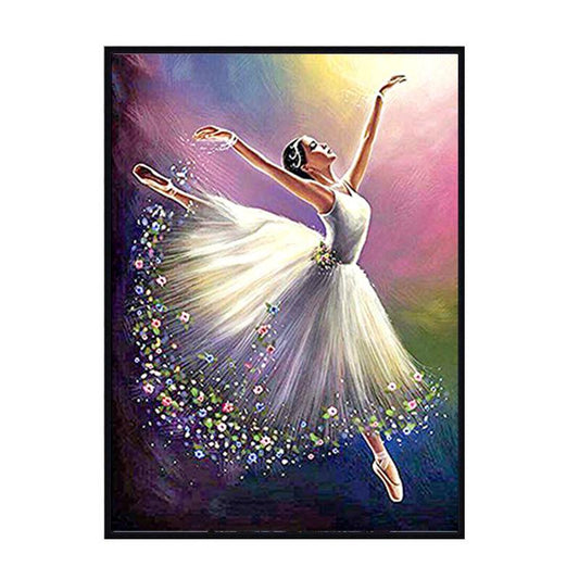 60x80CM-Ballet girl- DIY 5D full Diamond Painting