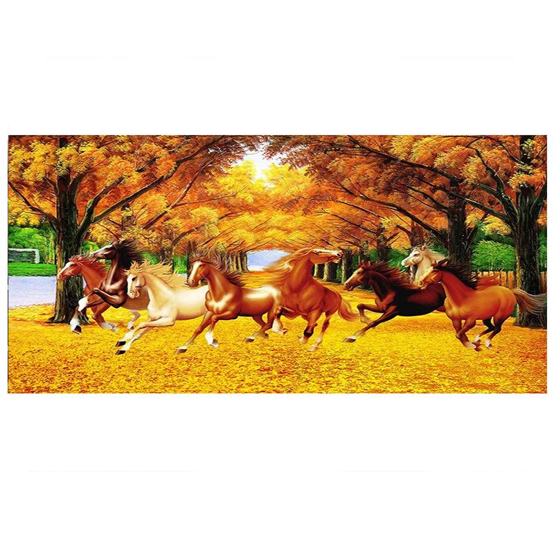 170x80cm Horse 5d diy diamond painting full drill NO FRAME