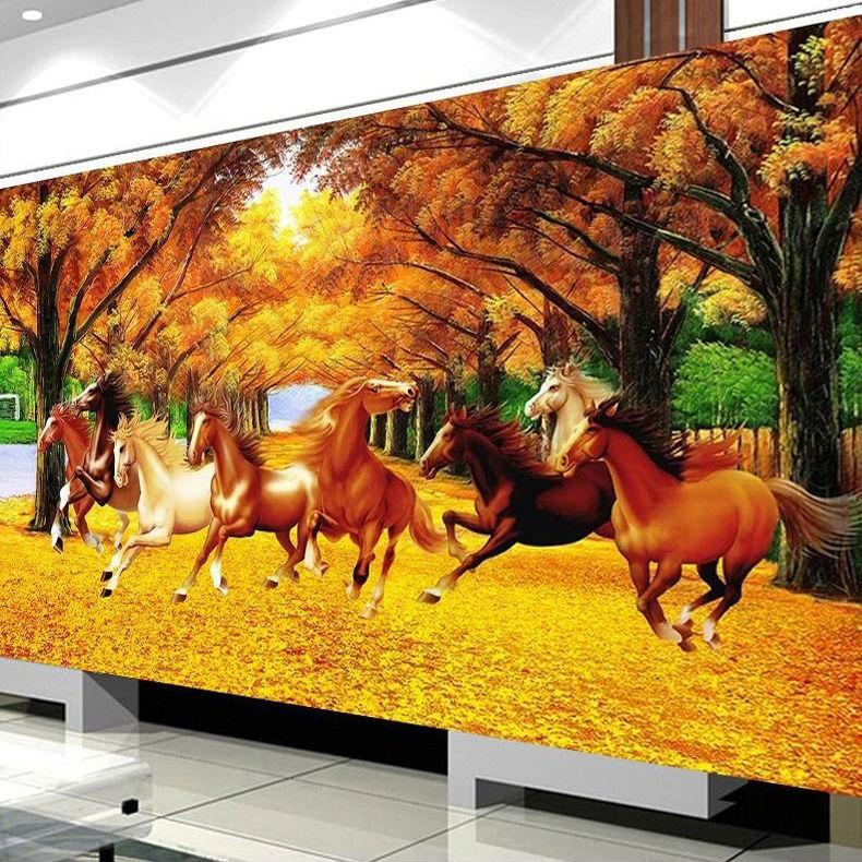 170x80cm Horse 5d diy diamond painting full drill NO FRAME