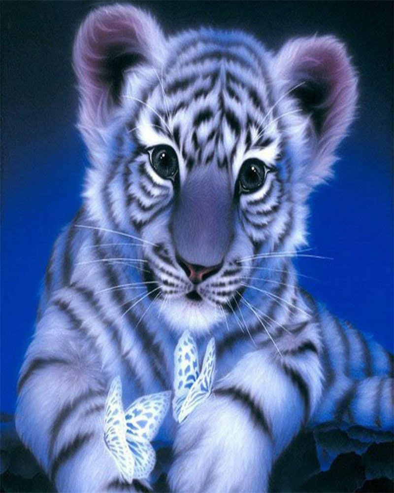 30x40CM  tiger 5D Full Diamond Painting DIY Pictures  NO FRAME