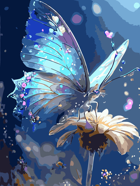 50x70CM -  Butterfly DIY 5D full Diamond Painting no frame