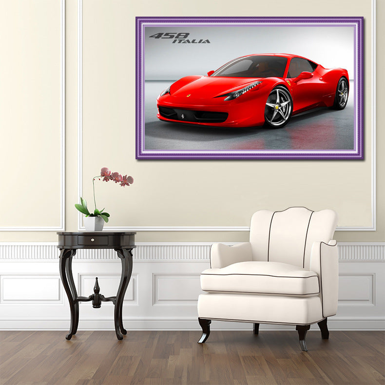 56x36CM Car 5D Full Diamond Painting DIY Pictures