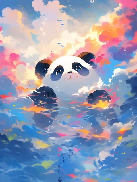 40X50CM Panda DIY Oil Painting By Numbers