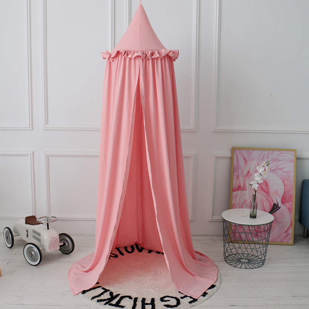 Bed Canopy Lace Dome Play Tent for Children Kids Play Curtain for Girl Princess Decoration