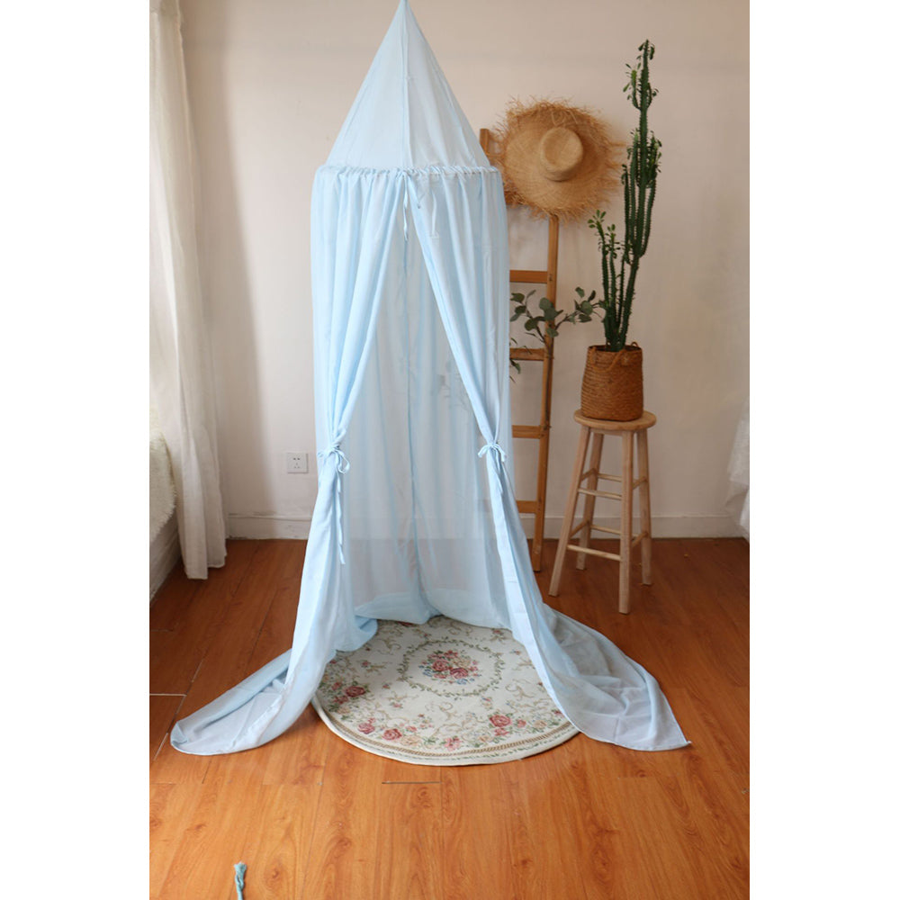 Bed Canopy Round Dome Nursery Chiffon Kids Play Tent for Children Room Decorations