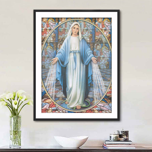 40x50CM Mary Full Diamond Painting NO Frame Round diamond