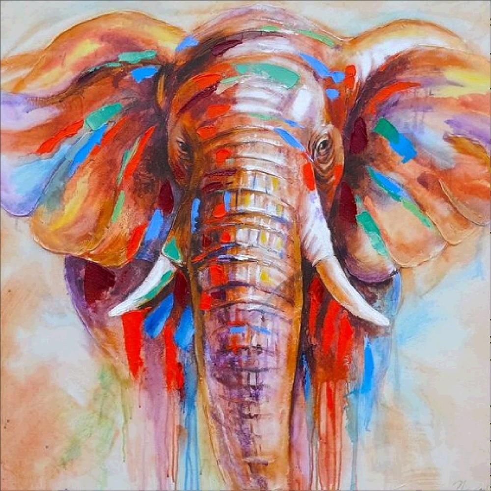 40x40CM-Elephant Home Decoration DIY 5D full Diamond Painting A234